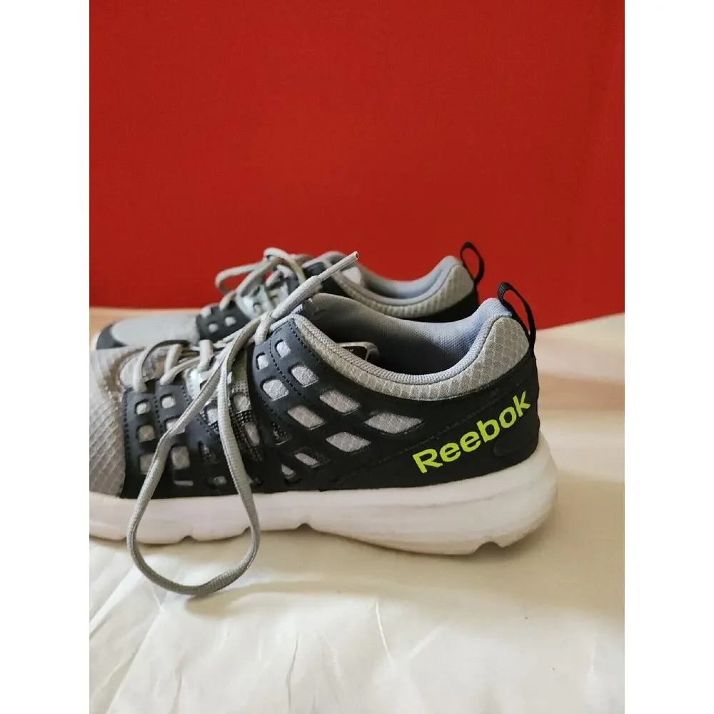 Reebok Men's 10.5 Gray Grey Black Running Shoes